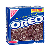 Nabisco Oreo Sandwich Cookies Chocolate Stay Fresh Pk 10 Ct Left Picture